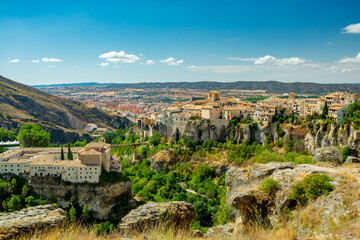 Fototapeta na wymiar Cuenca, Spain. View over the old town