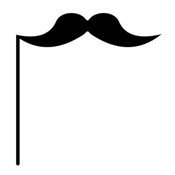mustache mask icon