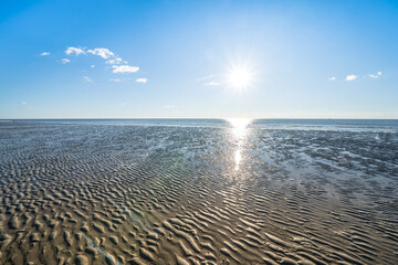 Obraz premium Ebb in the North Sea