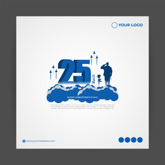 vector illustration for Greek independence day