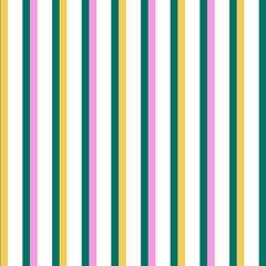 Vertical pink yellow lines texture. Retro pattern set. Plaid fabric background. Unusual ornament pop art collection.