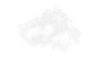 Fototapeta na wymiar Isolated PNG cutout of a cloud on a transparent background, ideal for photobashing, matte-painting, concept art