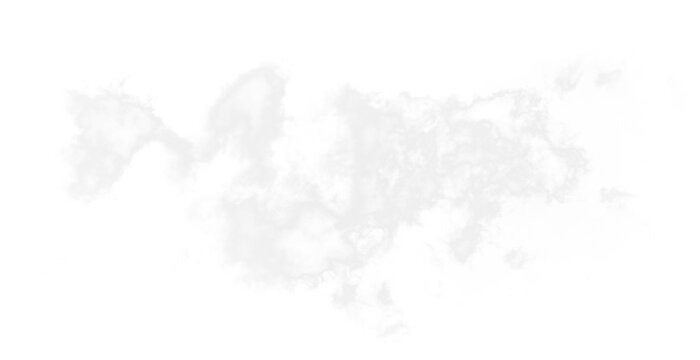 Isolated PNG cutout of a cloud on a transparent background, ideal for photobashing, matte-painting, concept art