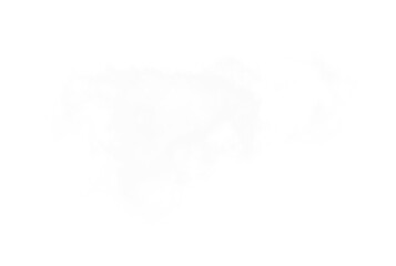 Isolated PNG cutout of a cloud on a transparent background, ideal for photobashing, matte-painting, concept art