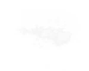 Isolated PNG cutout of a cloud on a transparent background, ideal for photobashing, matte-painting, concept art