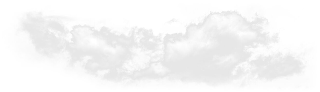 Isolated PNG cutout of a cloud on a transparent background, ideal for photobashing, matte-painting, concept art
