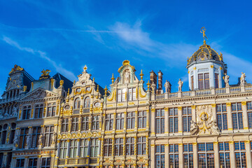 Fototapeta na wymiar Grand Place in old town Brussels, Belgium city