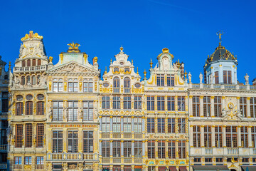 Fototapeta na wymiar Grand Place in old town Brussels, Belgium city