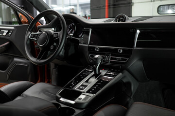 Car detailing series: interior of a luxury car