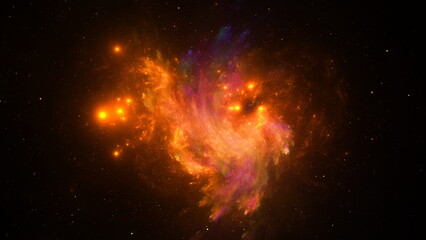 Galaxy Space background universe magic sky nebula night purple cosmos. Cosmic galaxy wallpaper blue starry color star dust. Blue texture abstract galaxy infinite future dark deep light 3d render