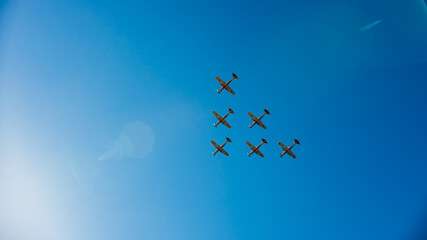 Airplanes in Sky