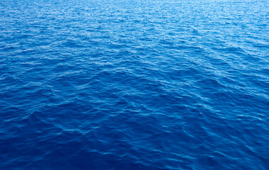 blue background of sea water