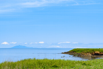 北海道 温根沼大橋から根室半島を行く
