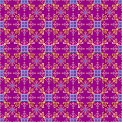 Beautiful ornament ethnic ukrainian embroidery seamless pattern.