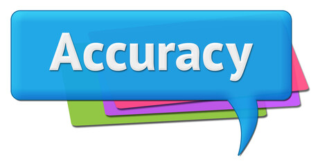 Accuracy Colorful Comment Symbol 
