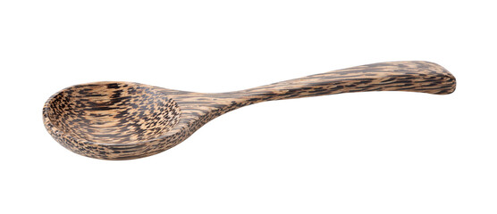 Wood spoon isolated on transparent png