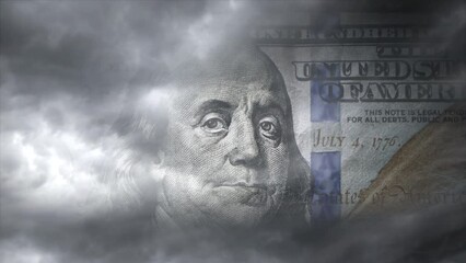 Making money and financial difficulties concept