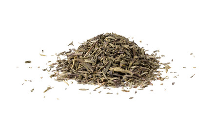 Heap of dried Thyme isolated on transparent png