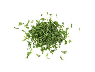 Dried parsley isolated on transparent png
