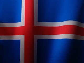 Fototapeta premium Flag of Iceland