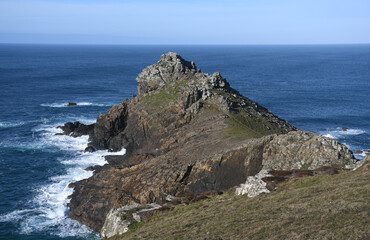 Fototapeta na wymiar Gurnard's Head, an Iron Age hill fort on the Cornish Coast