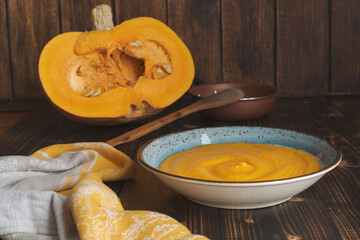 pumpkin soup with pumpkin