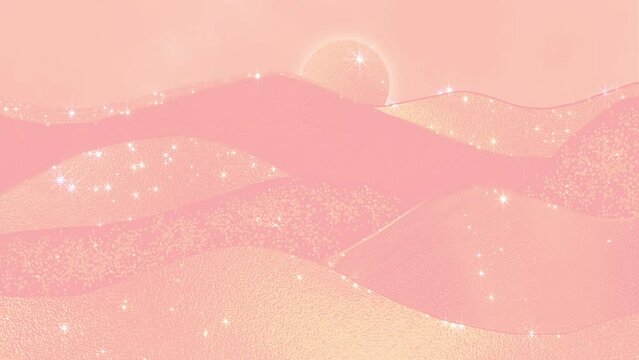 pink background with stars