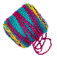 colorful wool ball for knitting or crocheting