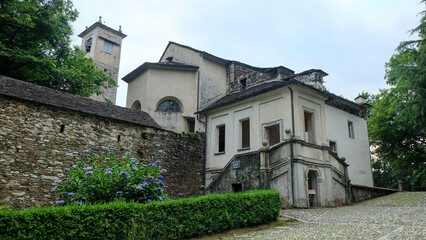 Fototapeta na wymiar Sacro Monte di Orta in Italien