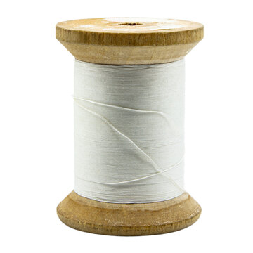 one sewing spool with thread
