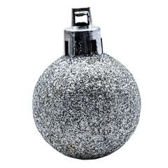 one single xmas or christmas glitter ball