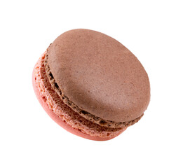 Macarons isolated on transparent png