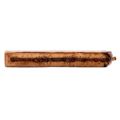 copper or brown vintage wax seal used in medieval