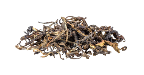 dry tea isolated on  transparent png