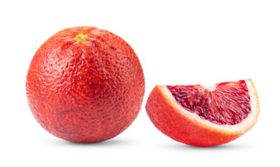 blood orange on transparent png