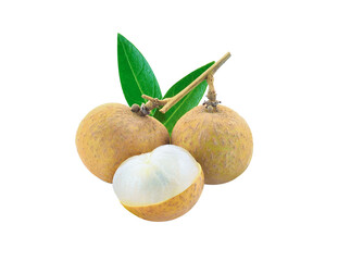 Fruit longan isolated on transparent png