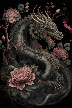 Illustration Of The Traditional Chinese Dragon