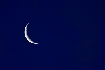 Obraz na płótnie Canvas Moon in the sky, Patagonia, Argentina