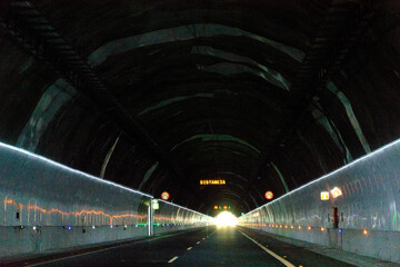 Fototapeta na wymiar Tunnel on the road from Malaga to Seville