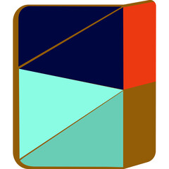 Minimalist geometric brutal shapes.Colorful basic memphis  abstract forms.Bauhaus elements. 
