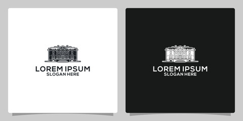 Set of stylish symbols for Realtors, architects and other real estate logo design elements