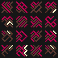 Asemic Glyph writing hieroglyph imitation abstract illustration