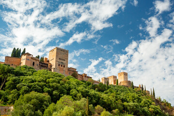 Fototapeta na wymiar Alhambra de Granada, Andalusia, Spain