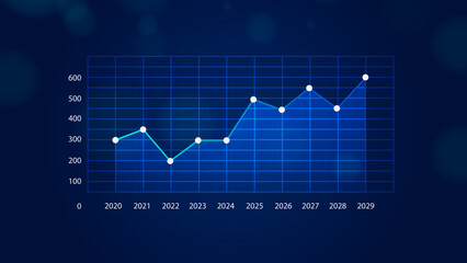 Blue graph