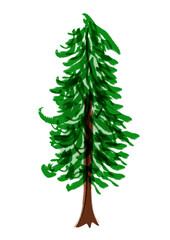 木のイラストクリップアート