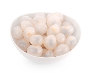 Longan isolated on white background