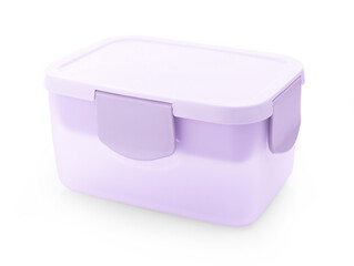 lunch box isolated on white background.