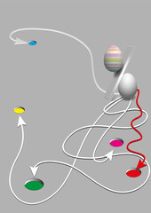 Ostereier verstecken