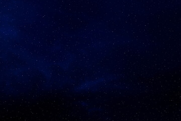 Fototapeta na wymiar Starry night sky. Dark blue night sky with stars. Galaxy space background.