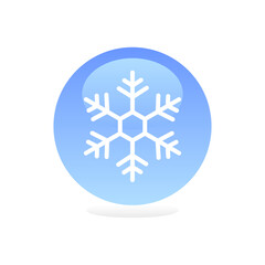 snow flakes logo illustration vector icon